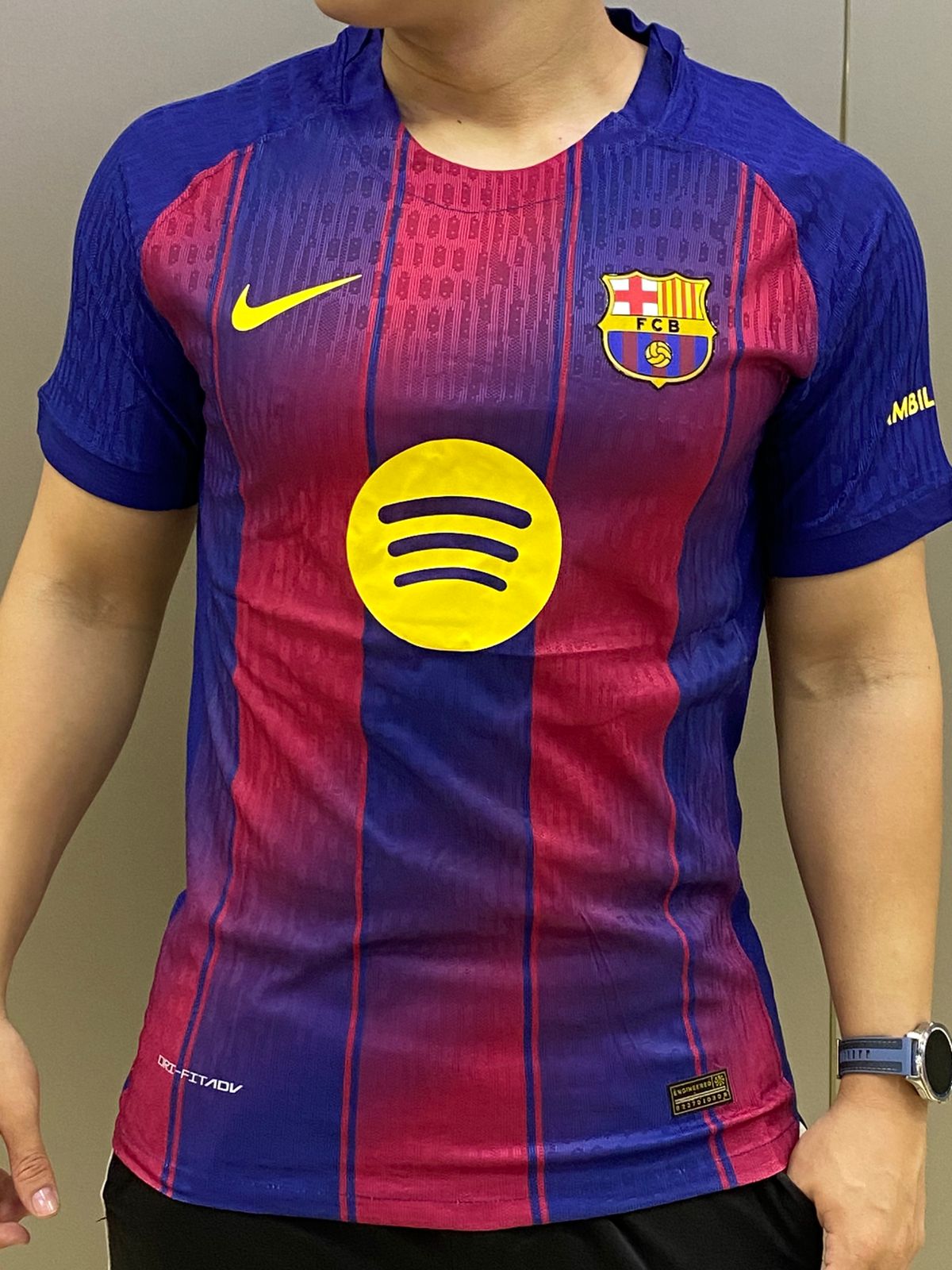 Camisetas versión jugador equipos europeos