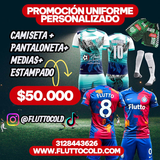 Conjunto personalizado de fútbol